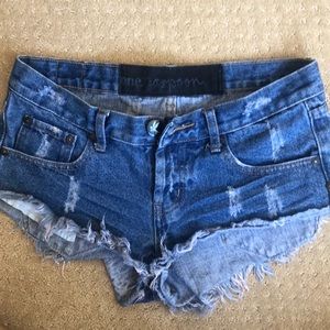 One teaspoon jean shorts